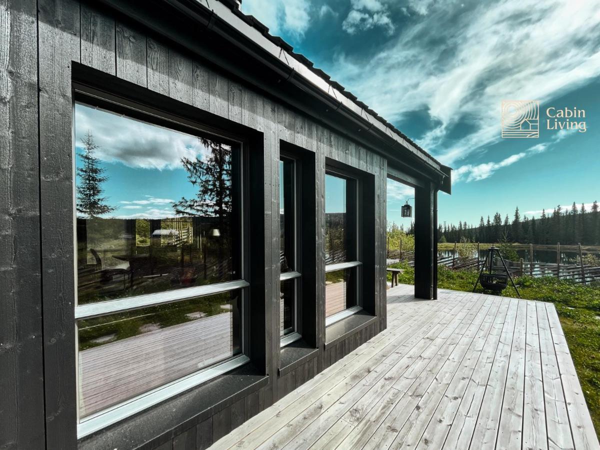 Modern Unique Cabin Fantastic Location Skeikampen Svingvoll المظهر الخارجي الصورة